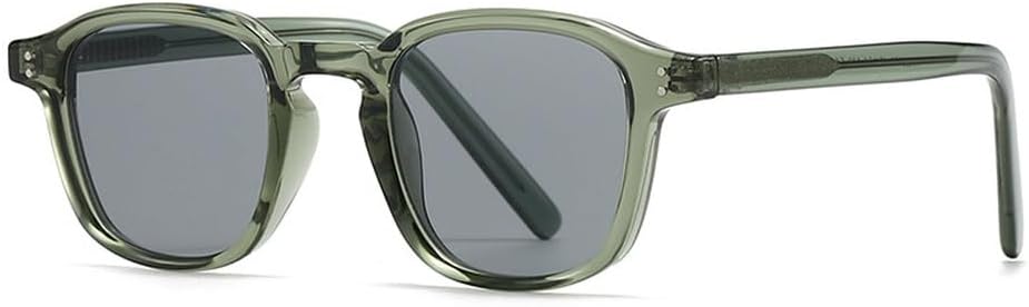 

Популярные модные женские солнцезащитные очки класса люкс в стиле ретро с заклепками, модные мужские темно-зеленые солнцезащитные очки с защитой от УФ-излучения UV400 TKKTLLT, Green Grey