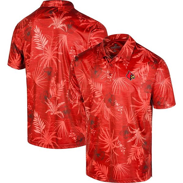 

Мужская красная поло Louisville Cardinals Palms Team Colosseum