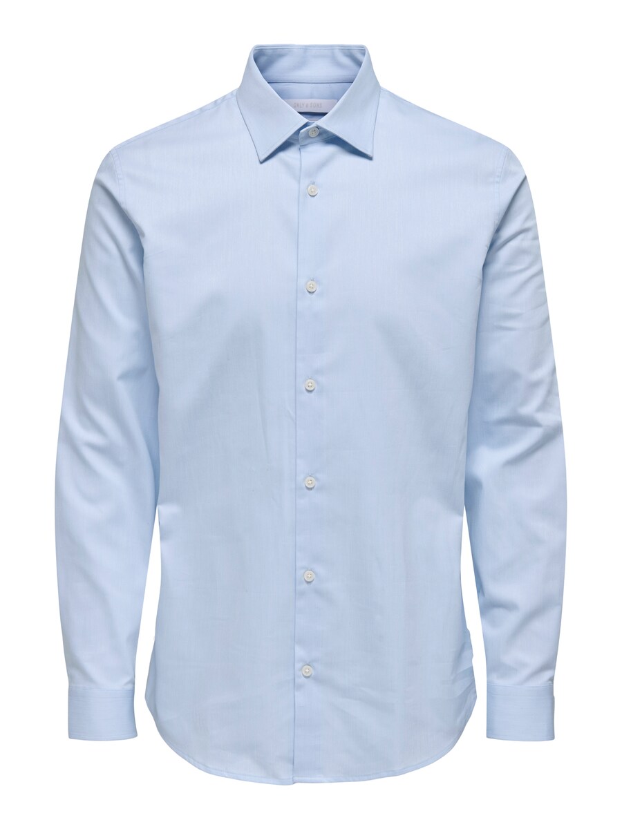 

Рубашка Slim Fit на пуговицах Only & Sons ONSJIM, светло-голубой