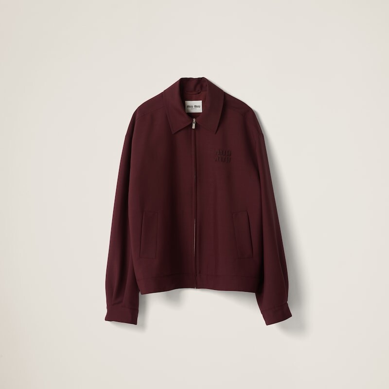 

Мохеровая куртка Miu Miu, красный