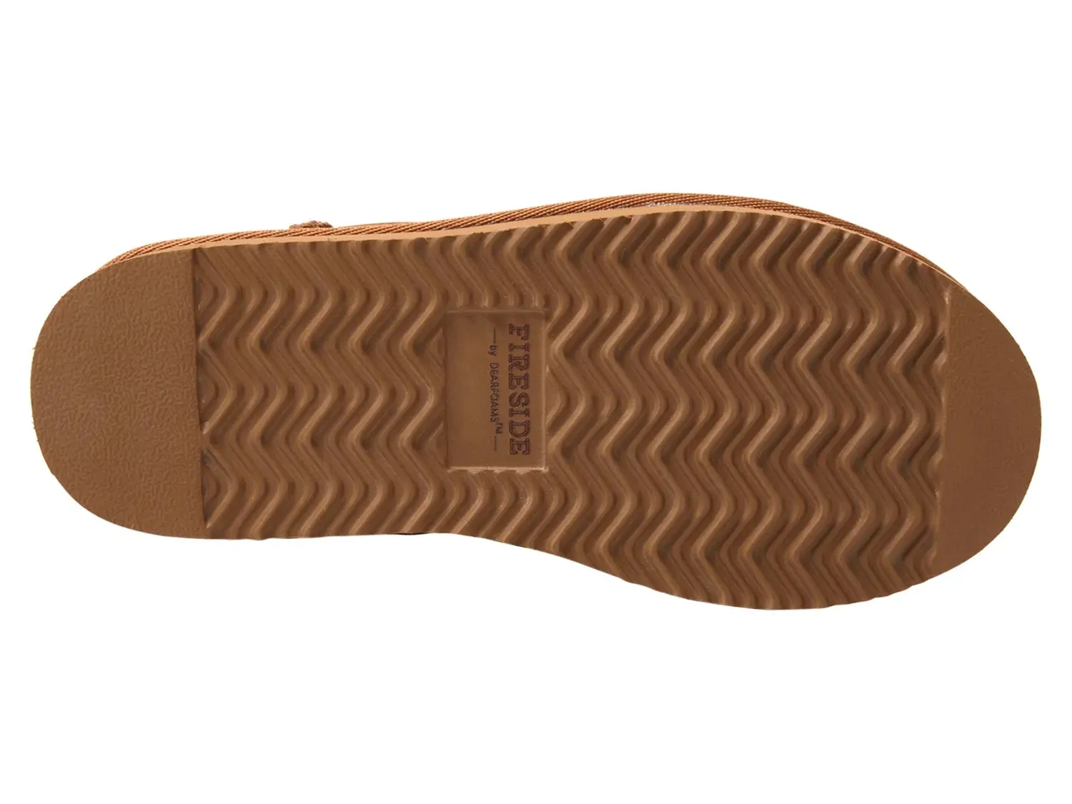 Тапочки Fireside by Dearfoams Kingston Platform Bootie Slipper — женские, каштановые — фото 3