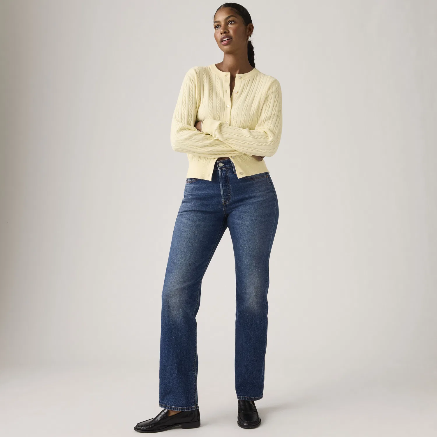 Легкие женские джинсы 501 Curve Levi's, Dark Wash