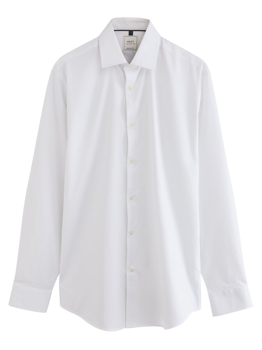 

Повседневная рубашка Next Regular fit Button Up Shirt, белый