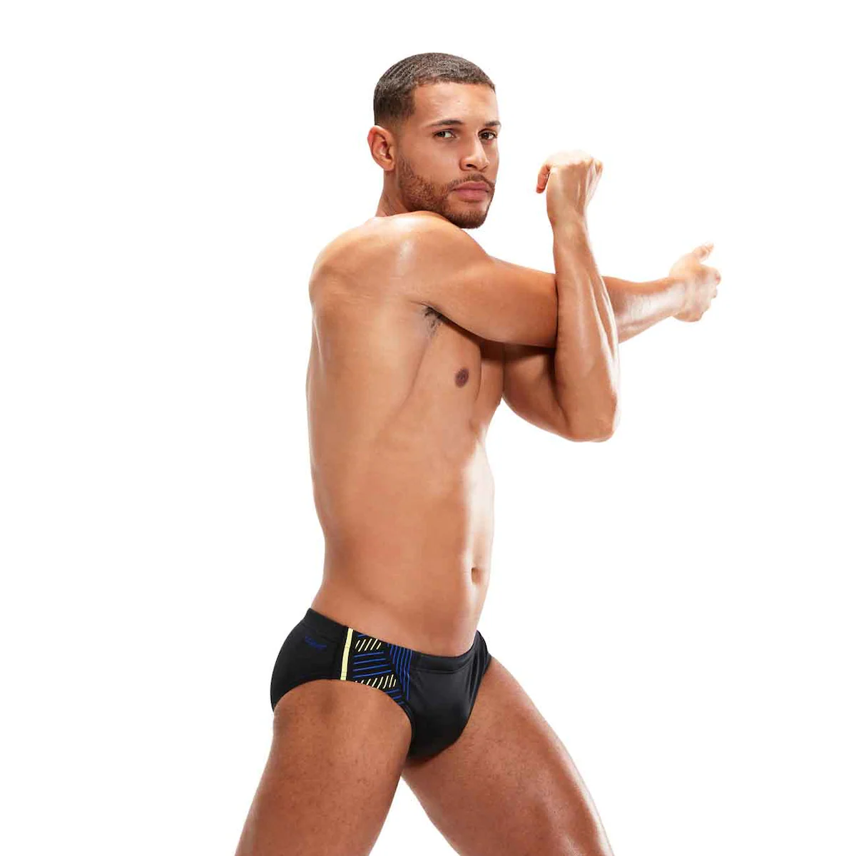 

Мужские плавки для плавания Speedo Tech Panel Brief с боковыми панелями 7 см, синий