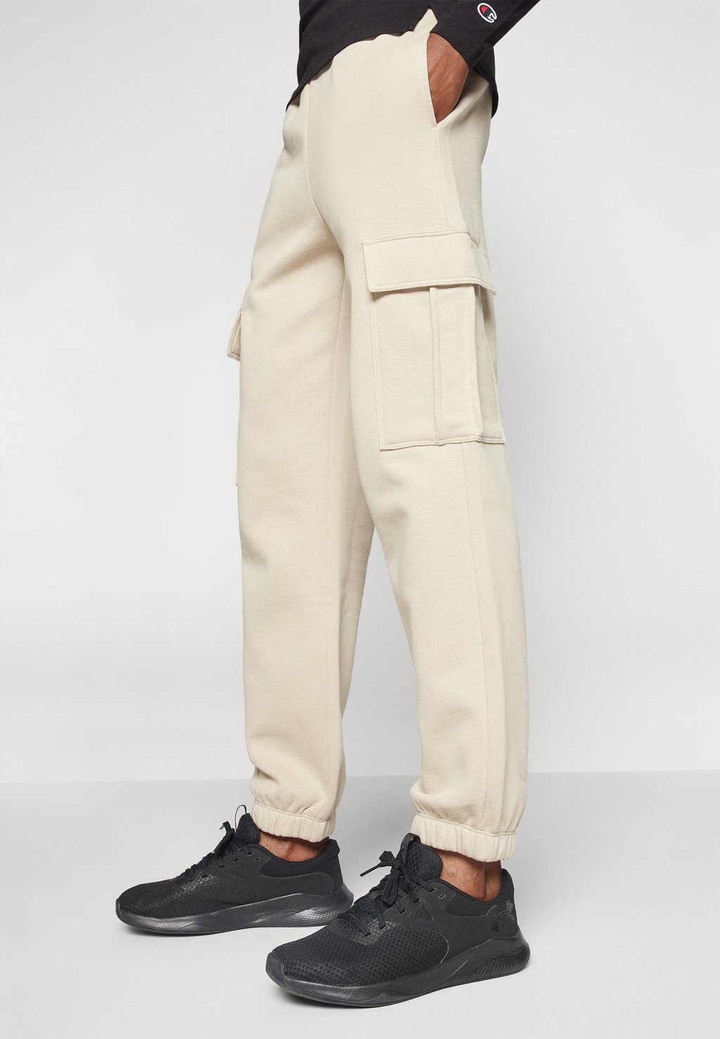 

Тканевые брюки ICONS ELASTIC CUFF CARGO PANTS Champion, бежевый