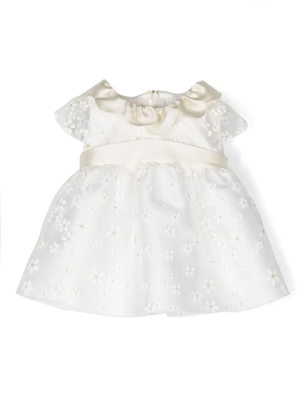 

Платье с оборками La Stupenderia, белый