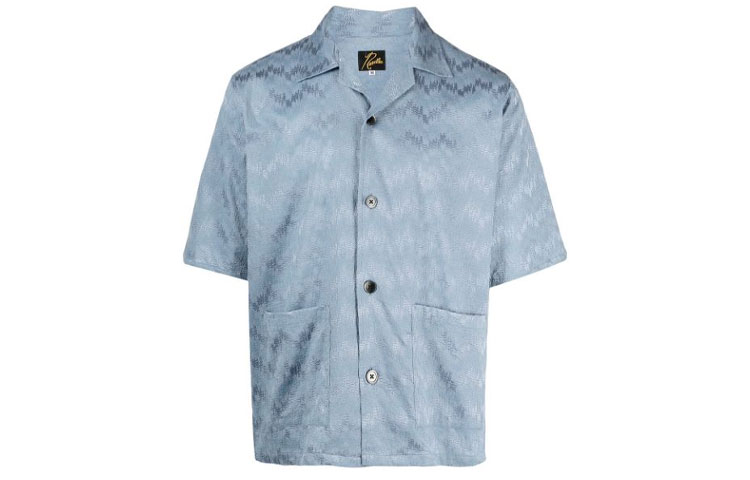 

Needles Рубашка мужская Blue Lapel Moderate Others