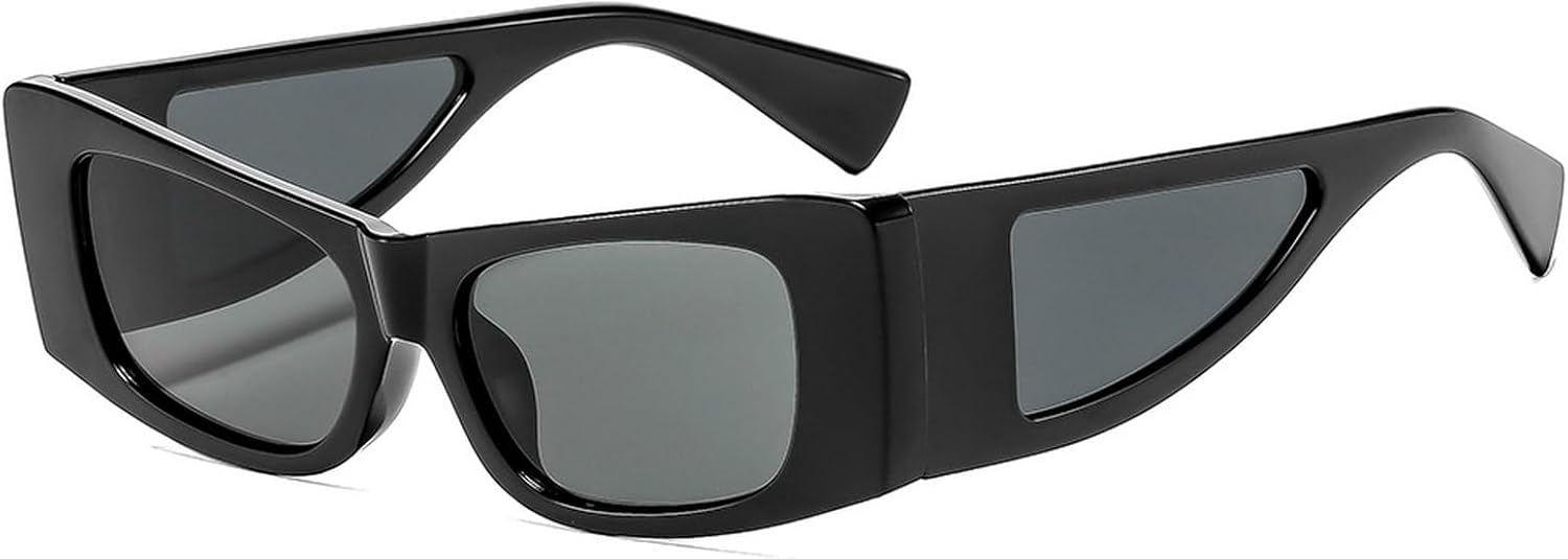 

Модные прямоугольные солнцезащитные очки для женщин и мужчин, маленькие, в стиле 90-х, ретро, ​​«кошачий глаз», женские, 2025 мм, защита от УФ-излучения UV400 mincl, C6