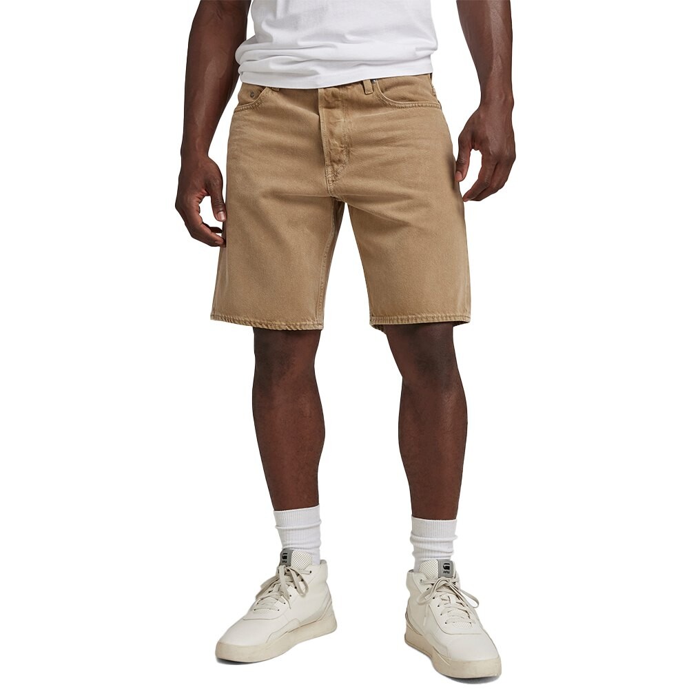 

Джинсовые шорты G-Star Triple A Straight Fit, бежевый