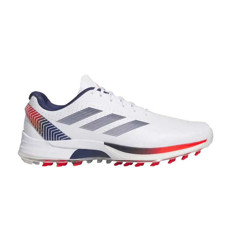 

Кроссовки Adidas Adizero ZG Spikeless Golf, Cloud White Blue Red