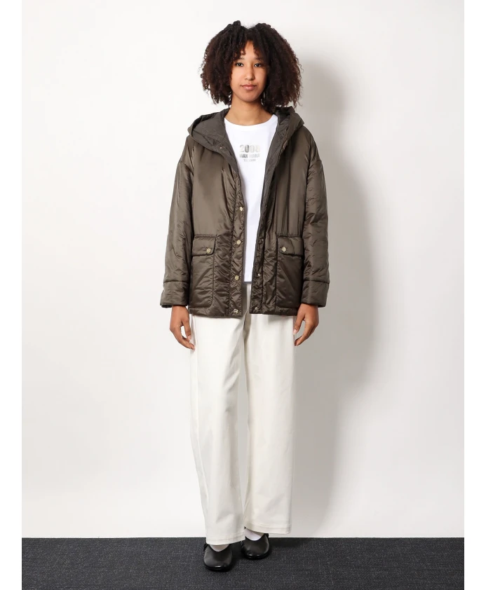 Футболка с круглым вырезом и принтом спереди. Max Mara, белый — фото 3
