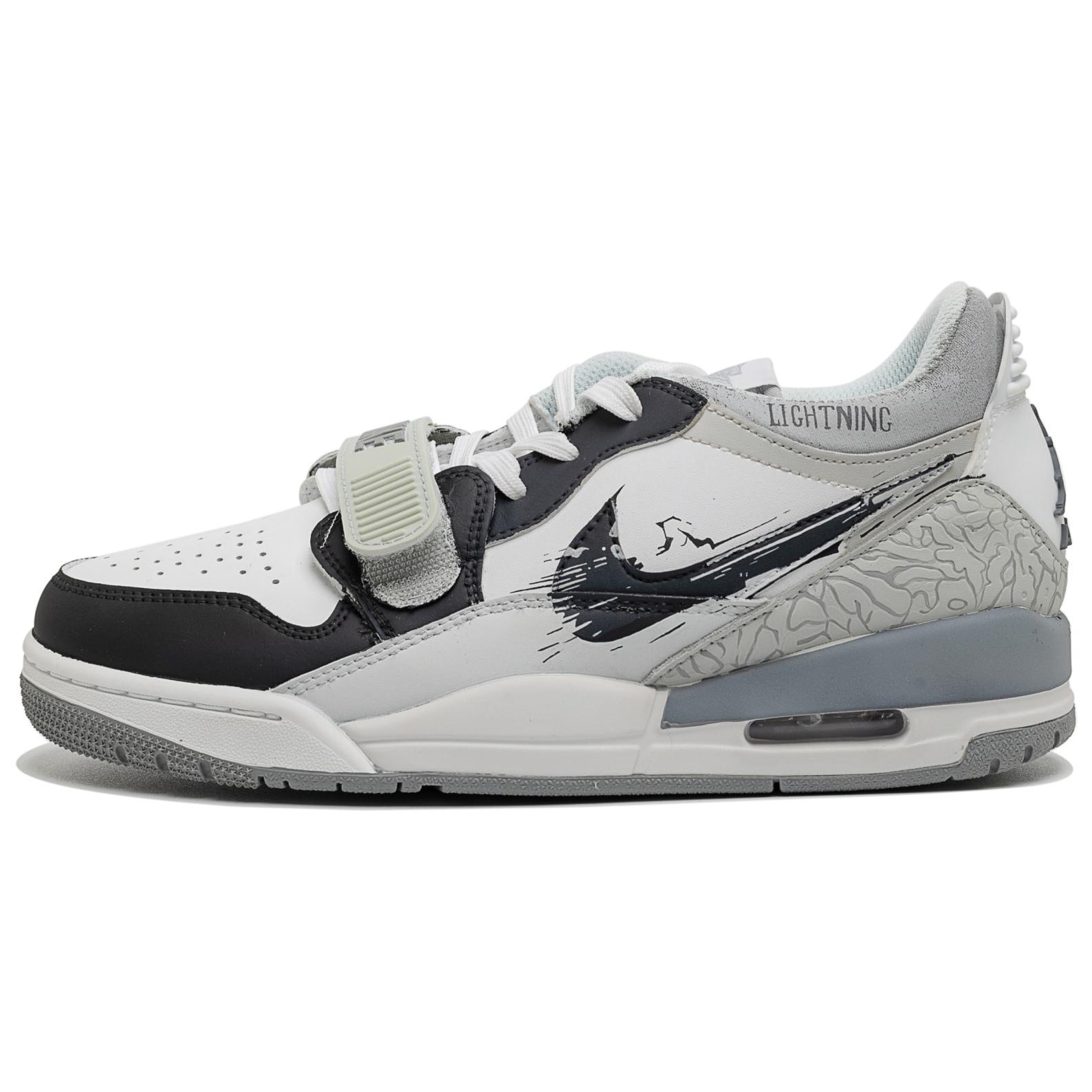 

Кроссовки Jordan Legacy 312 Skateboarding Shoes Men Low-top Black/white, черный