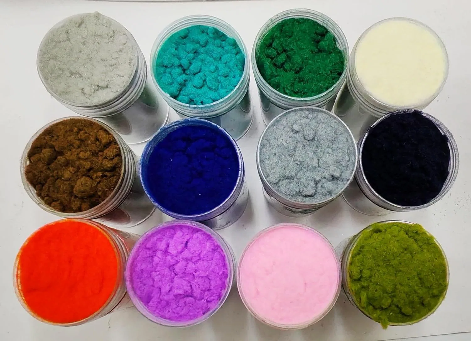 Набор бархатной пудры для дизайна ногтей 12 цветов Generisch, 2-12 Colours, 1 Glass Each — фото 4
