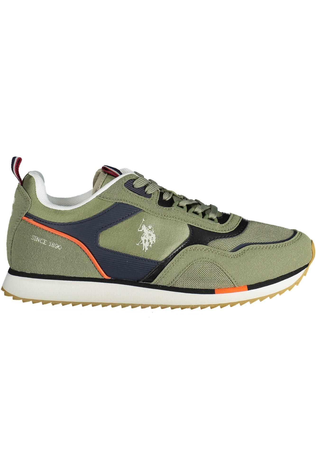 

Зеленые мужские кроссовки из полиэстера U.S. Polo Assn.