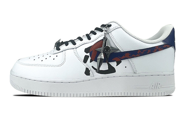

Кроссовки Nike Air Force 1 Skateboard Shoes Women's Low-Top White, Blue, Red/Black
