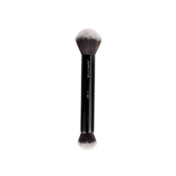 

Двойная кисть для отделки Double Ended Powder And Buff Brush Brushworks, 1 UD