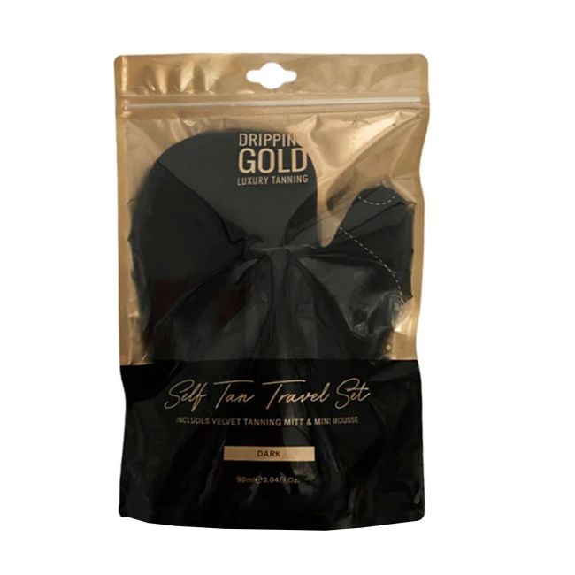 

Дорожный набор для автозагара Travel Dark Dripping Gold