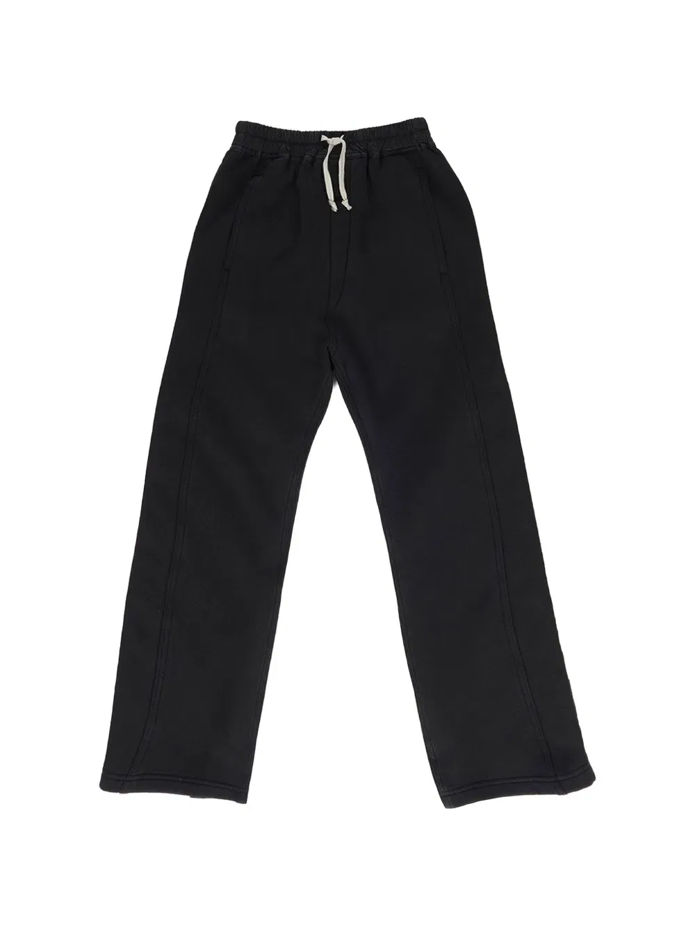 Спортивные брюки с завязками на талии Rick Owens Kids, черный