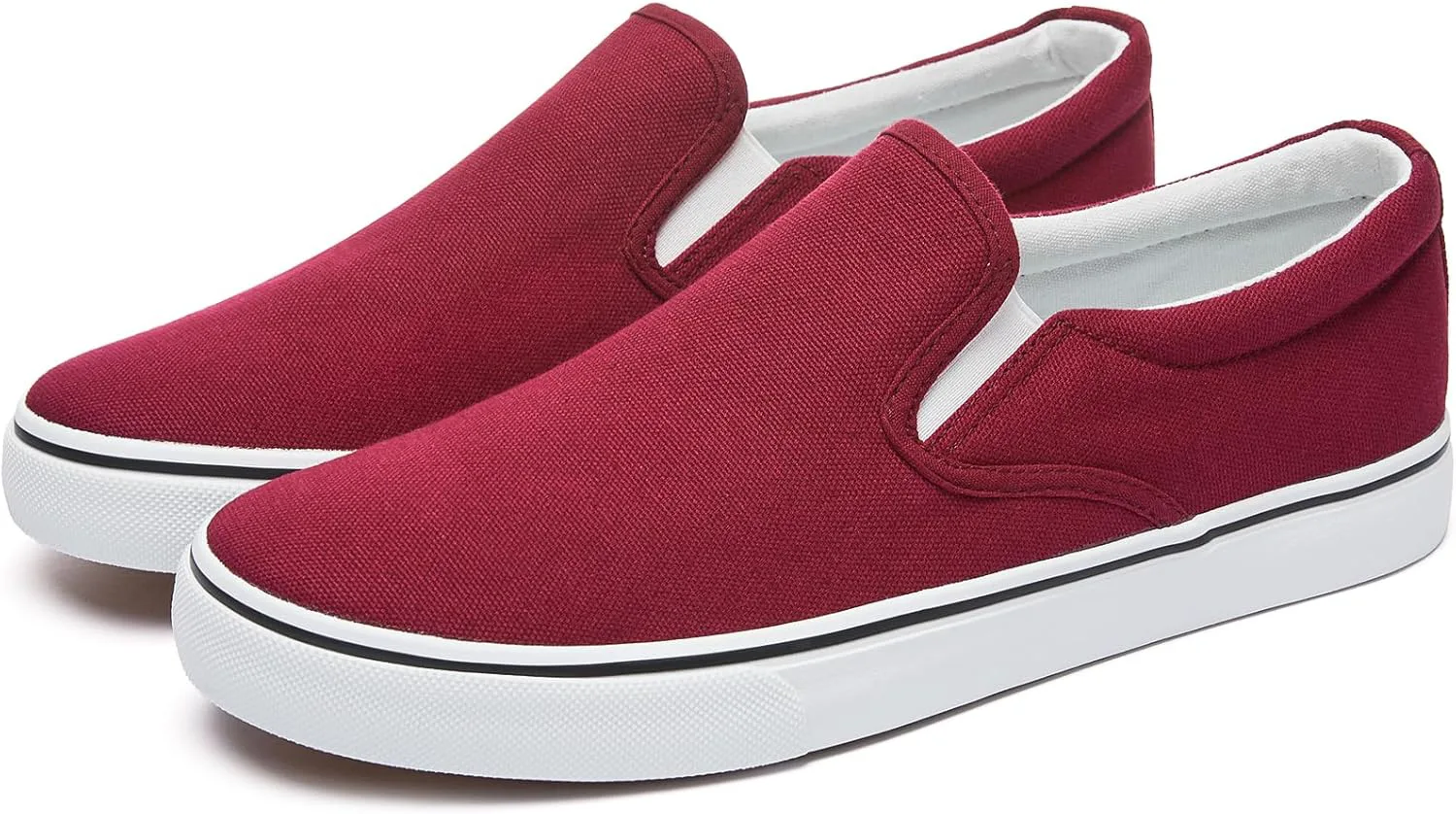 

Мужские слипоны кеды лоферы тканевые черные кеды тканевые синие повседневные модные обувь Yageyan, красный