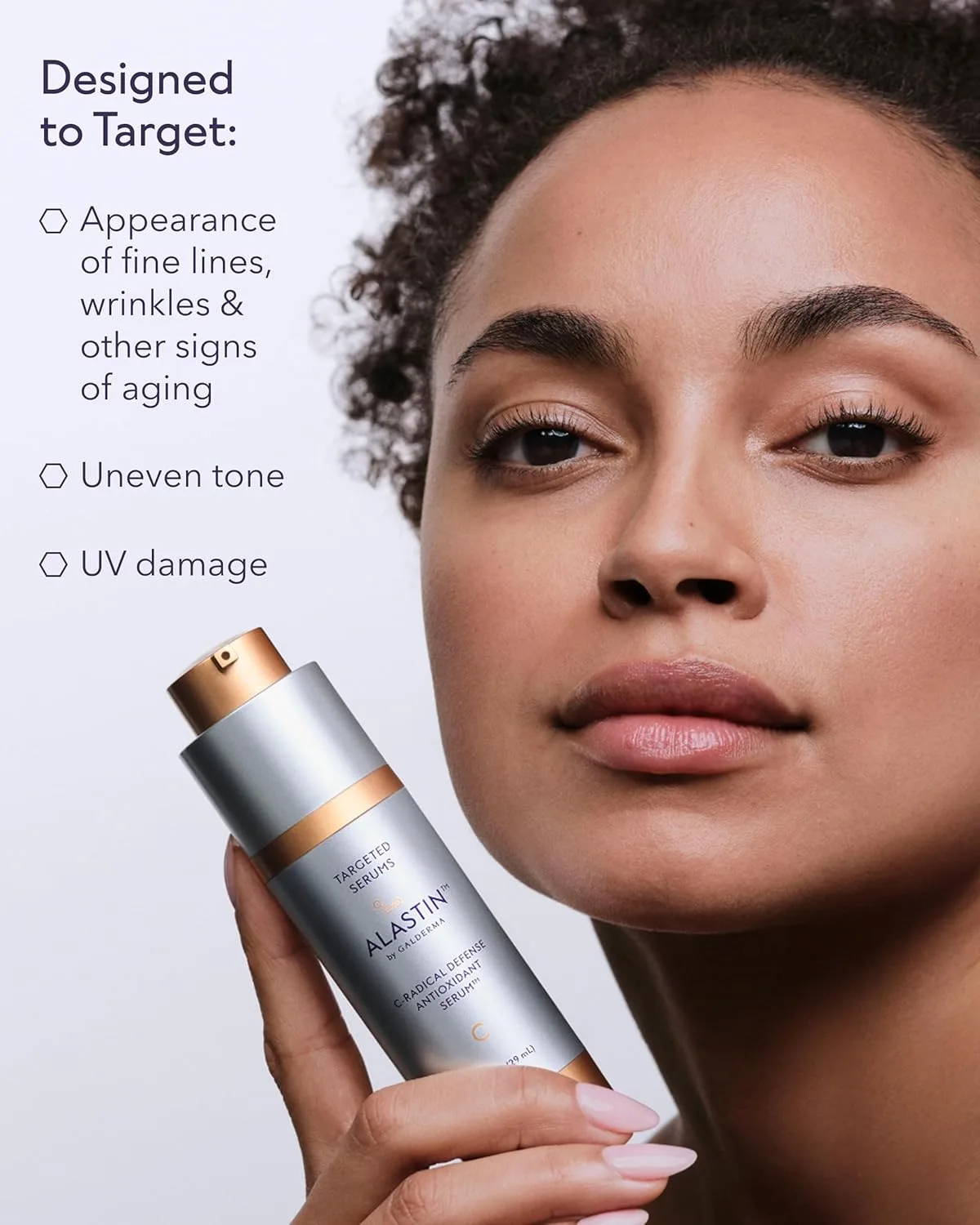 Сыворотка для лица ALASTIN Skincare C-RADICAL Defense (30 г) | Увлажняющая сыворотка с витамином С | Борется со свободными радикалами | Антивозрастная формула уменьшает мелкие морщины — фото 4