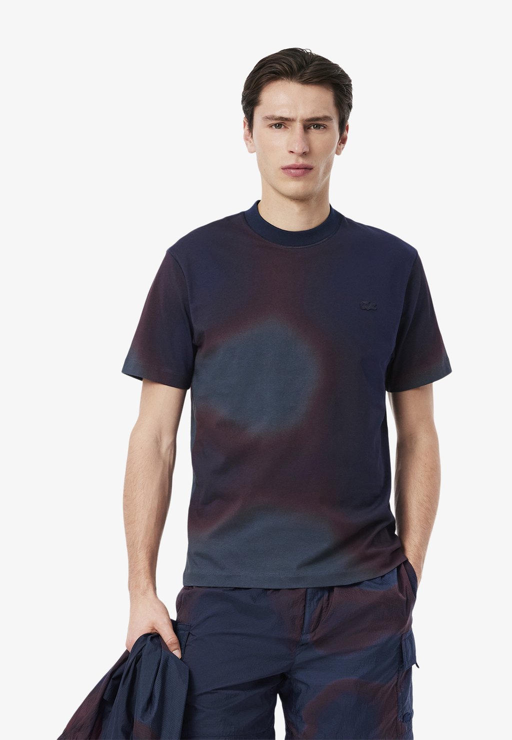 

Футболка с принтом TEE Lacoste, темно-синий