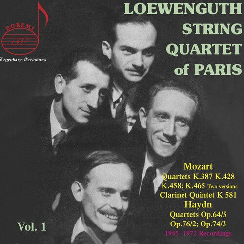 

CD диск Loewenguth String Quartet / Dobree: Plays Mozart & Haydn 1