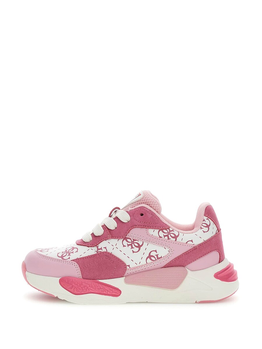 

Кроссовки GUESS, розовый/светло-розовый/темно-розовый