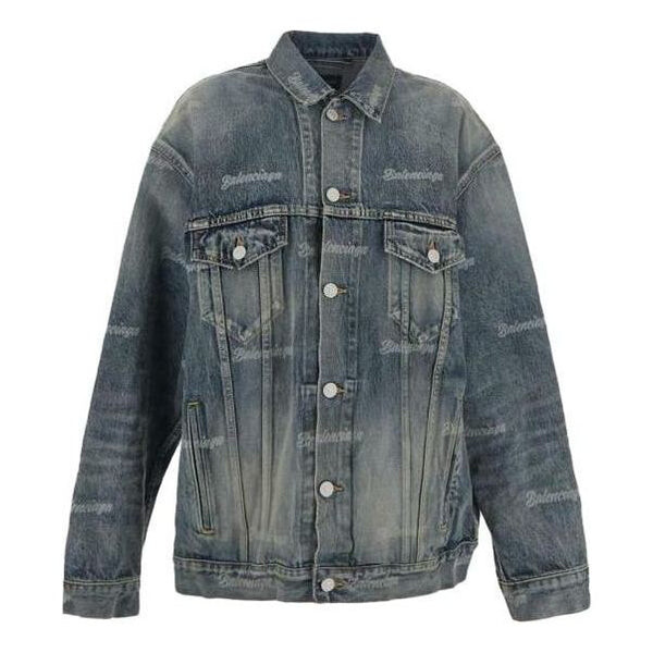 

Куртка denim jacket 'blue' Balenciaga, синий