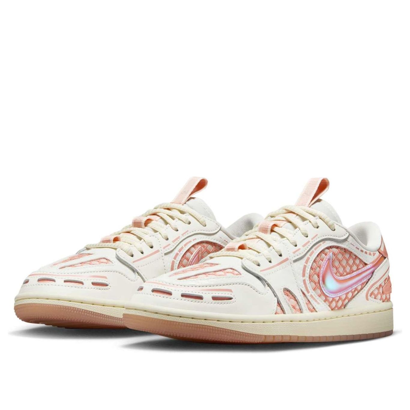 Кроссовки (WMNS) Air Jordan 1 Low MM V3 'Sail/Washed Coral' — фото 3