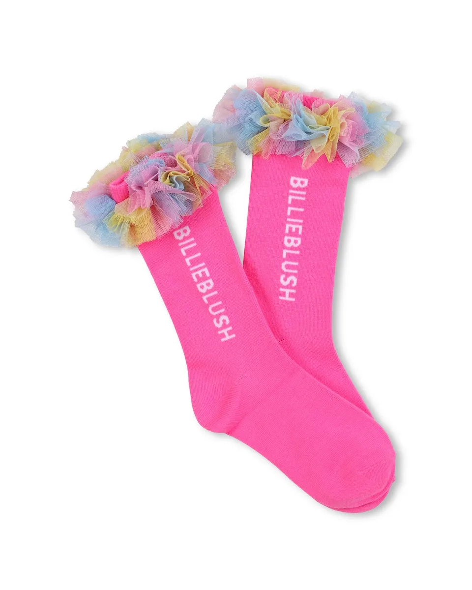 

Детские носки с рисунком Billieblush, розовый