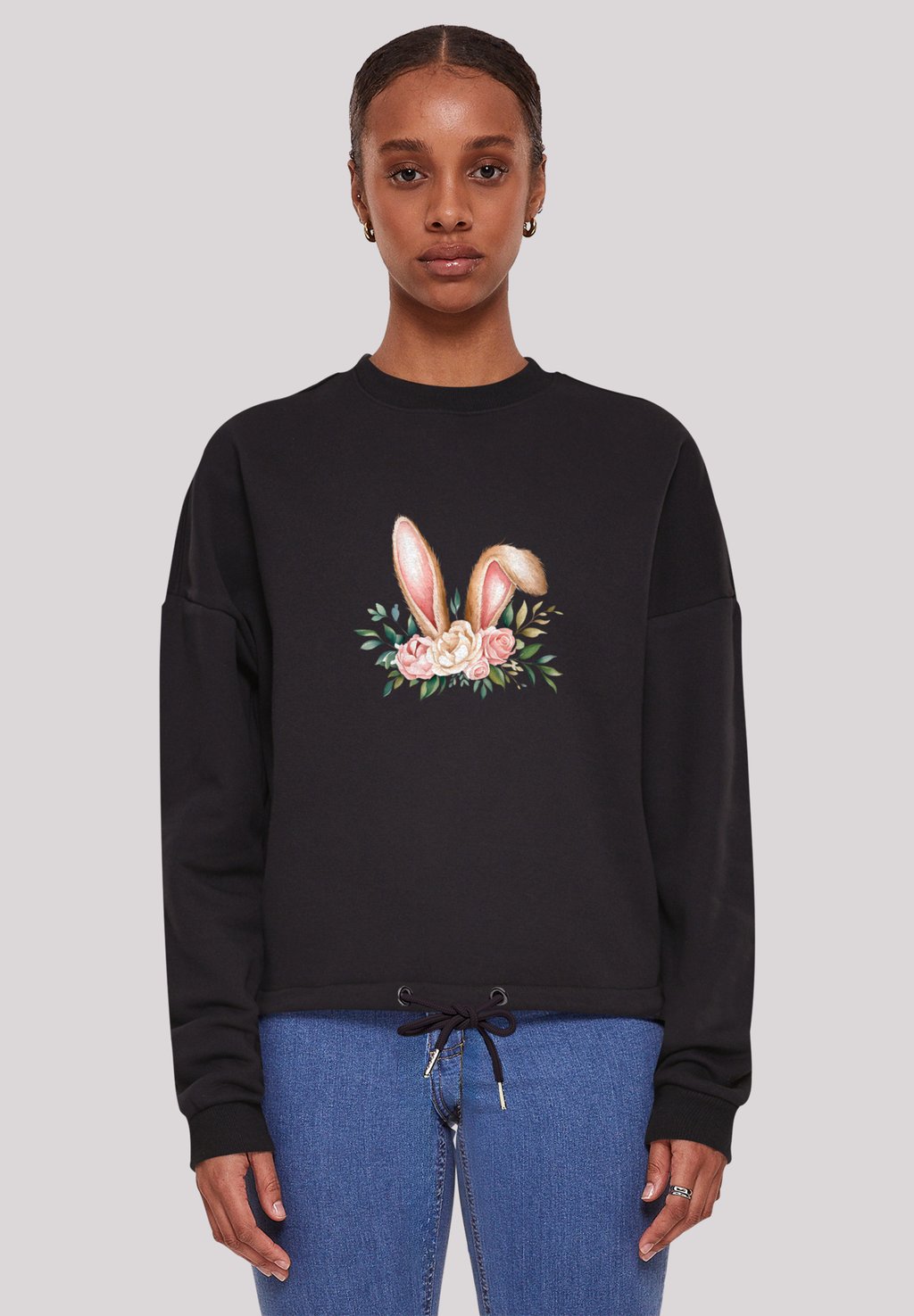 

Толстовка BLUMEN OSTERHASEN OHREN DEKOR F4NT4STIC, черный