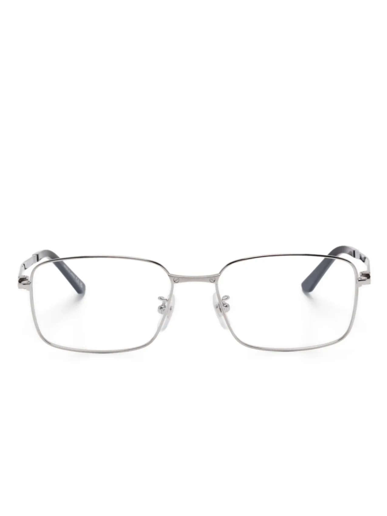 

Очки в прямоугольной оправе Cartier Eyewear, серебряный