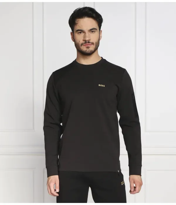 Толстовка Salbiq regular fit Boss Green, черный — фото 3