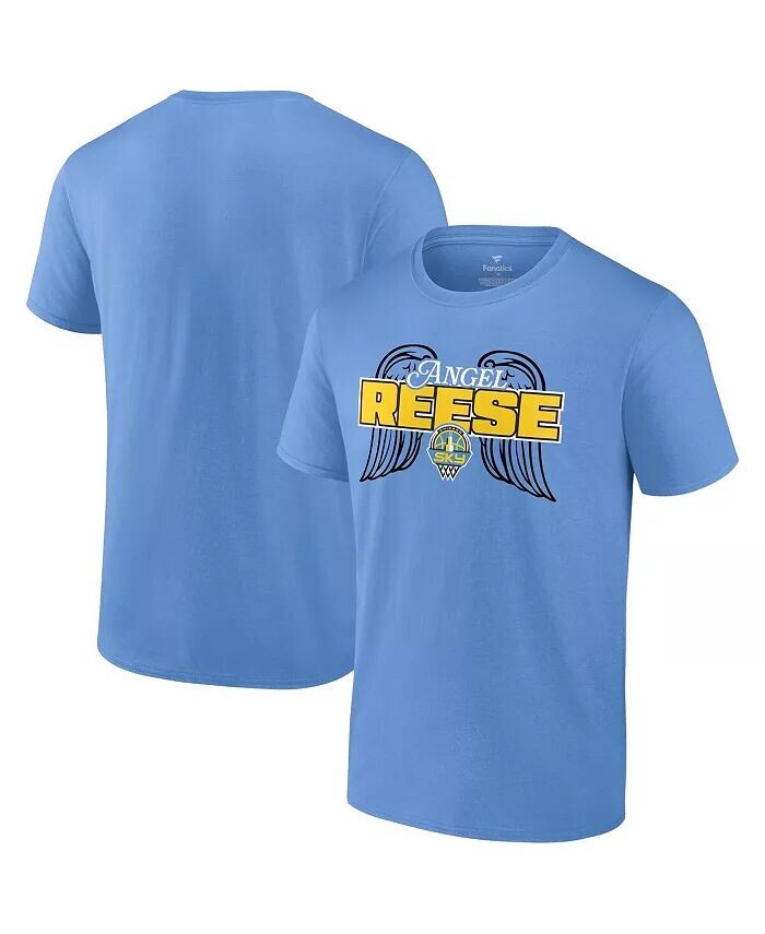 

Мужская и женская футболка Angel Reese Sky Blue Chicago Sky Draft Fanatics, синий