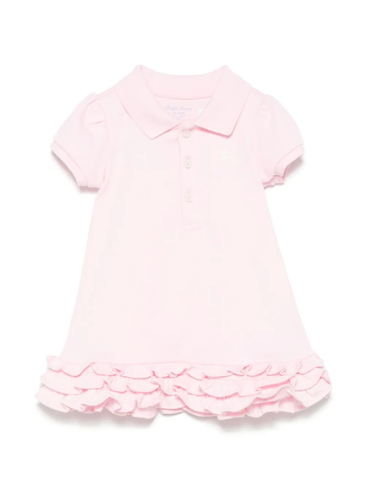

POLO RALPH LAUREN KIDS платье с оборками, розовый