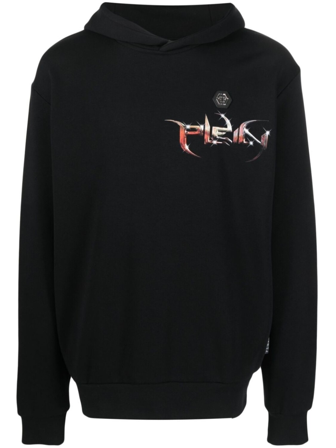 

Philipp Plein худи с логотипом Lettering, черный
