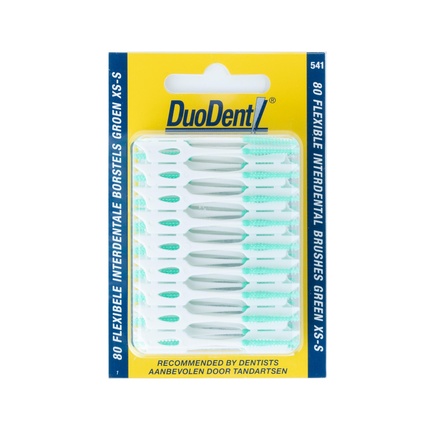 

Межзубной гибкий ершик Xs-S зеленый Duodent