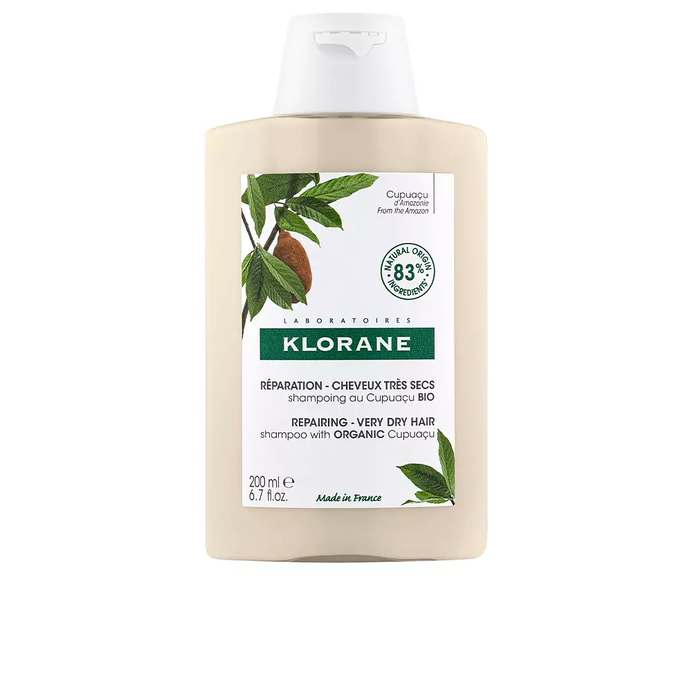 

Шампунь Al cupuaçu bio champú reparador para cabello muy seco Klorane, 200 мл.
