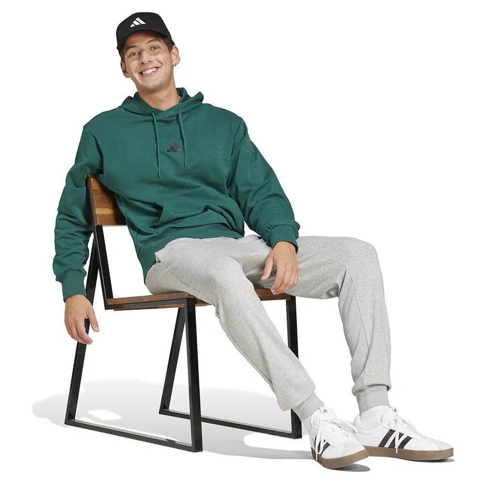 Худи adidas Essentials Feelcozy French Terry, зеленый — фото 4