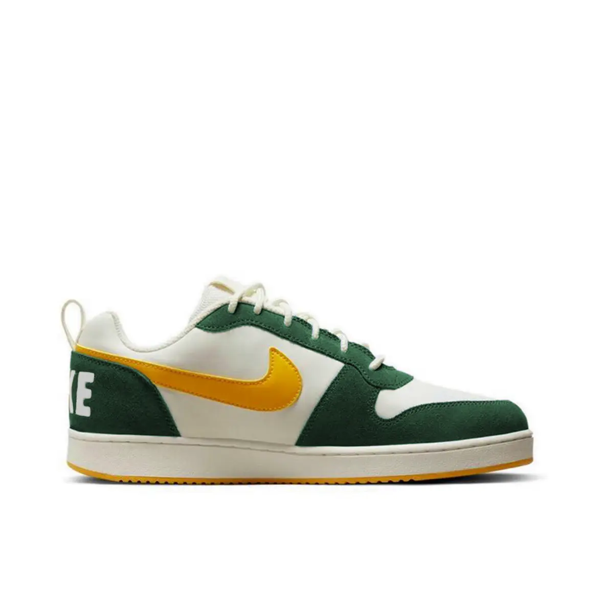 Nike Мужские скейтерские кроссовки Court Borough PRM Slip Resistant Abrasion Resistant низкие Green White — фото 3