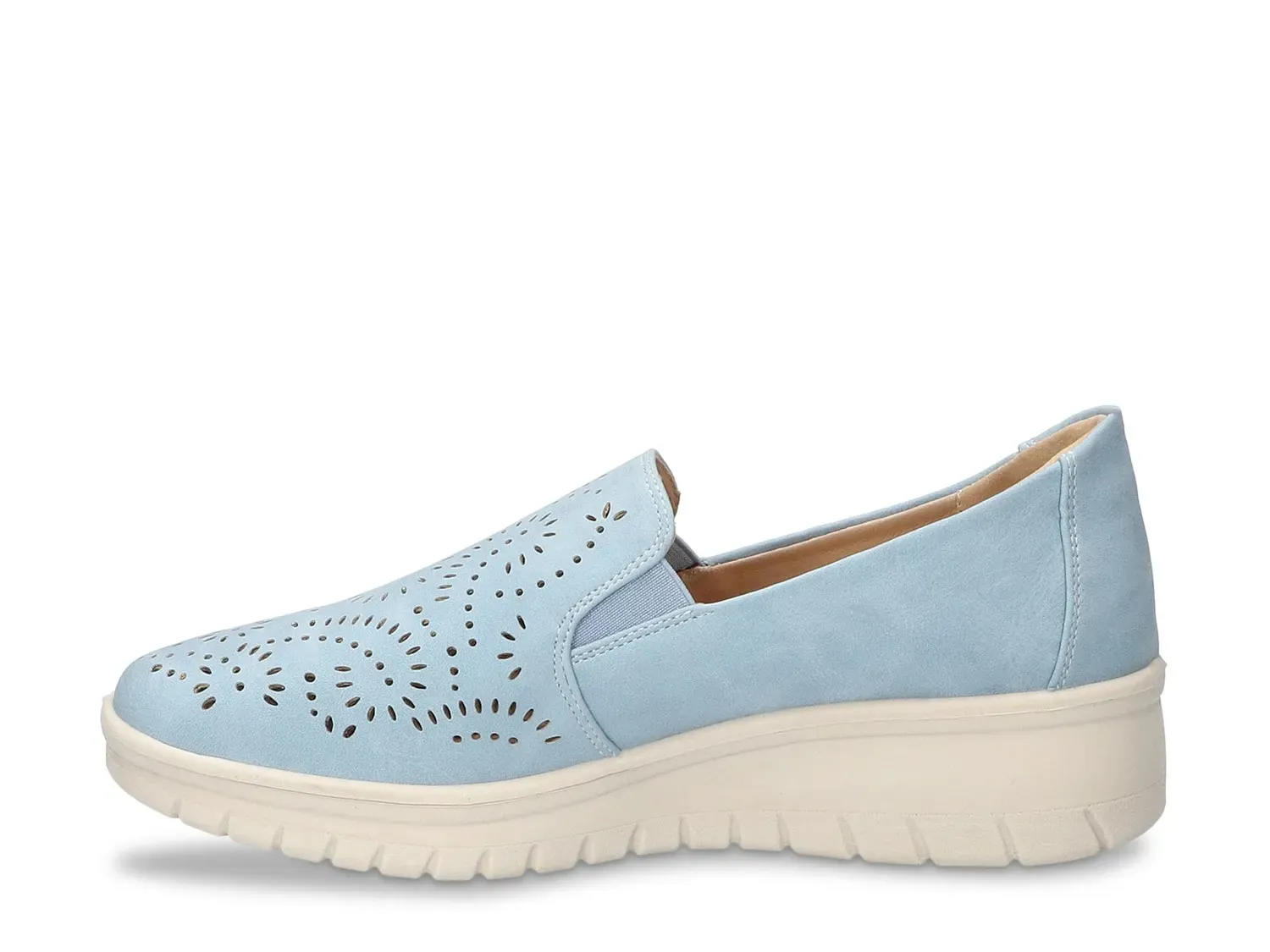 Туфли-лодочки Easy Street Ying Wedge Slip-On, светло-голубые — фото 3
