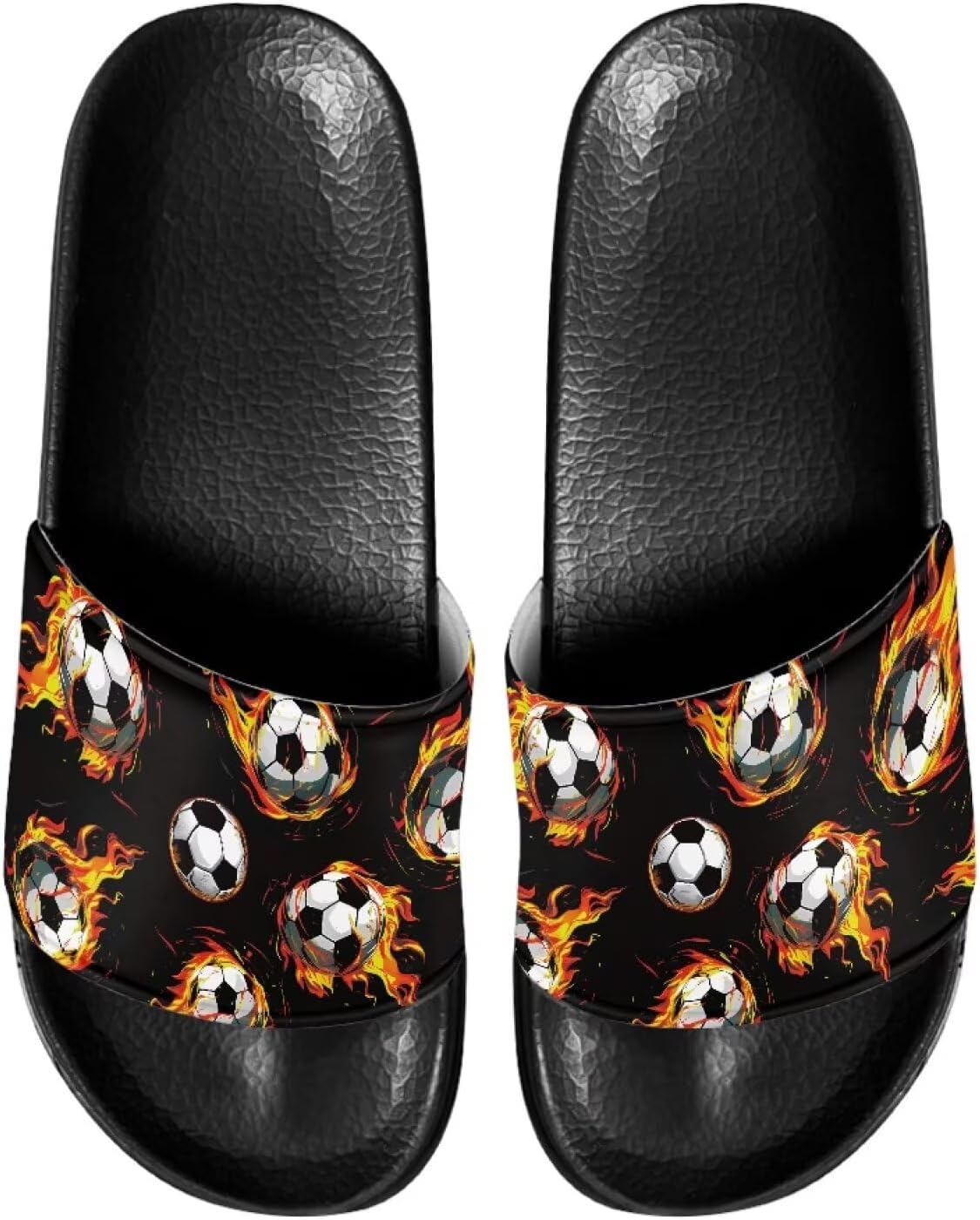 

Мужские шлепанцы с нескользящей подошвой, для ванной, быстросохнущие, легкие, подходят для душа, пляжа и повседневной прогулки Ocwfudsx, Football