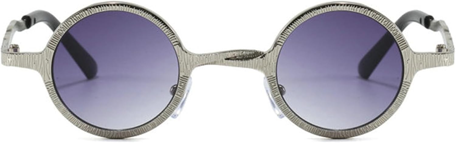 

Солнцезащитные очки Helena маленьких овальных размеров для женщин и мужчин, винтажные панк-очки, металлическая оправа, градиентные солнцезащитные очки для улицы, 90-е, защита от ультрафиолета UV400, C2