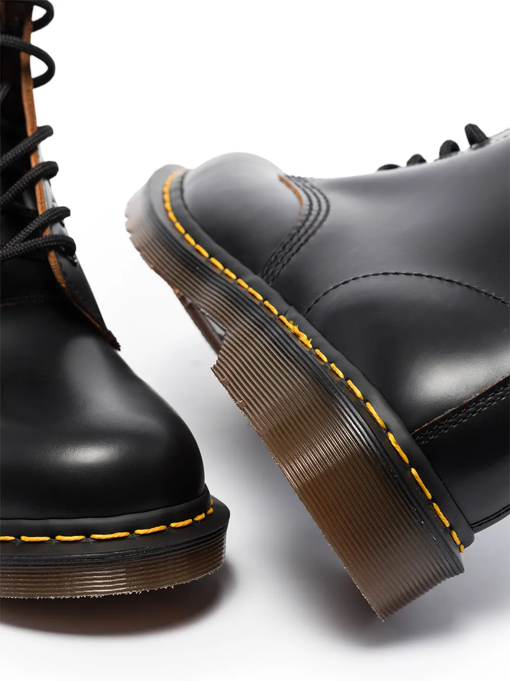 Мужские ботинки Dr. Martens 1460 Vintage из гладкой кожи, черный — фото 2
