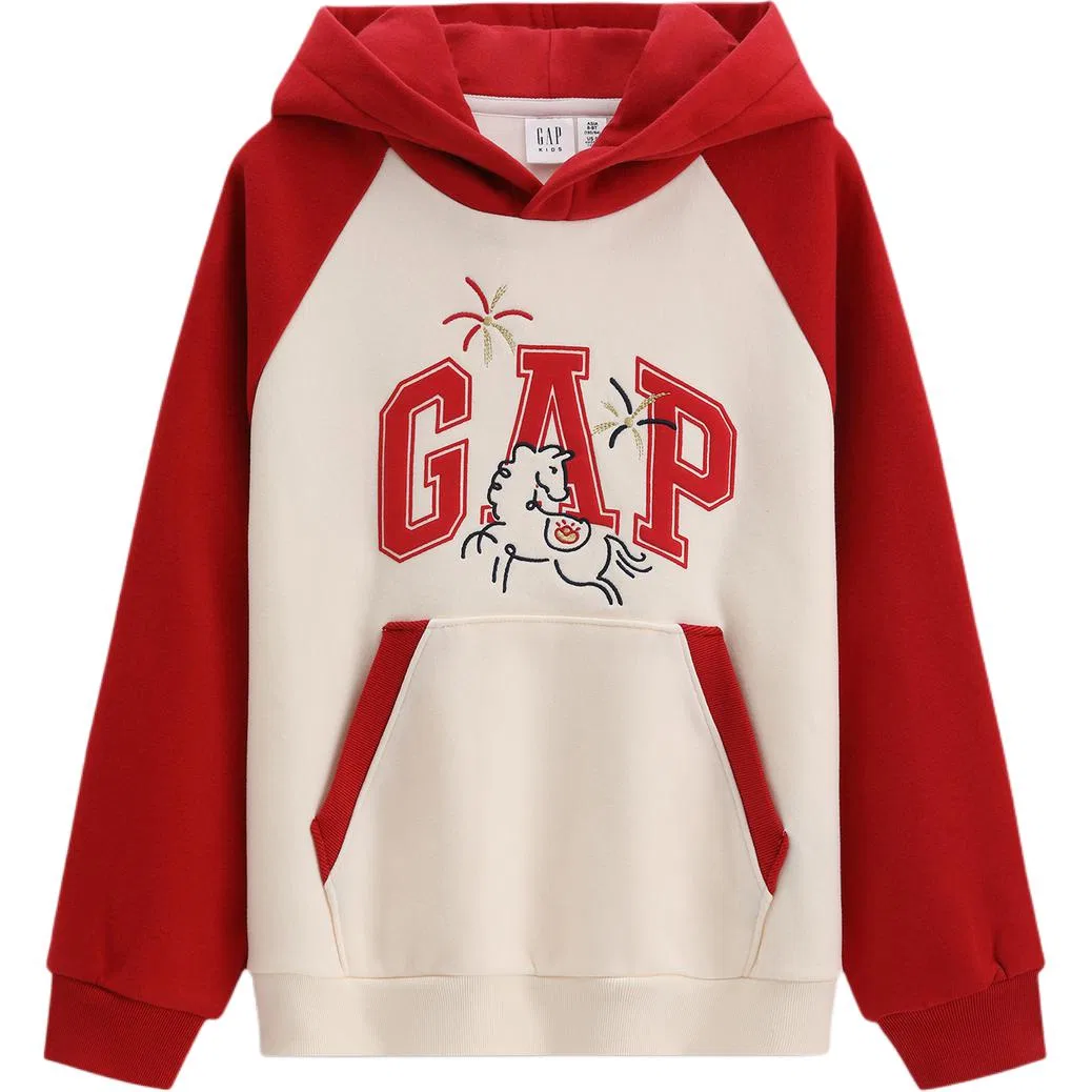 Свитшот детский с капюшоном GAP Ivory White