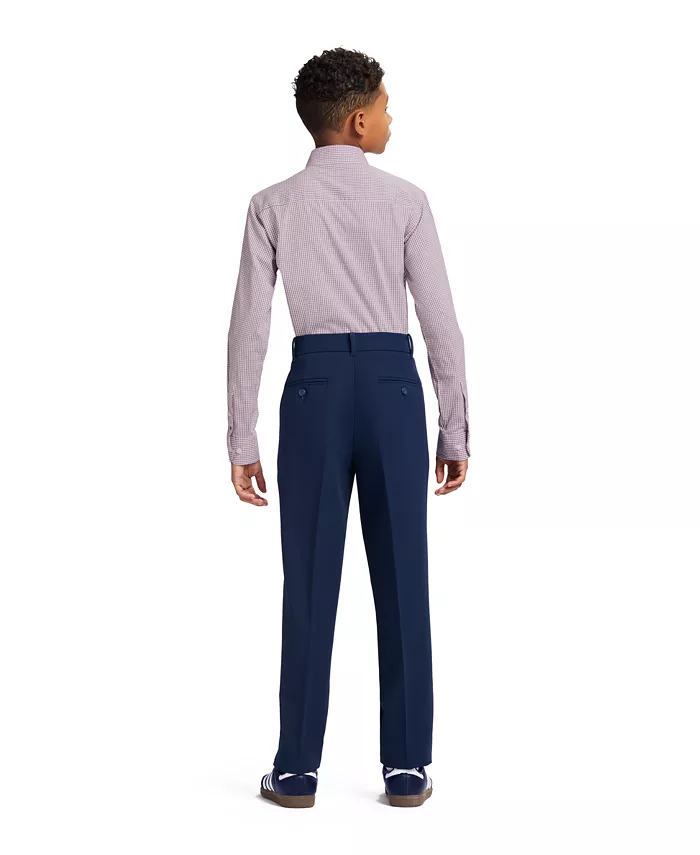 Мальчиковая рубашка с длинным рукавом Stretch Murray Check 8-20 Tommy Hilfiger, розовый — фото 4