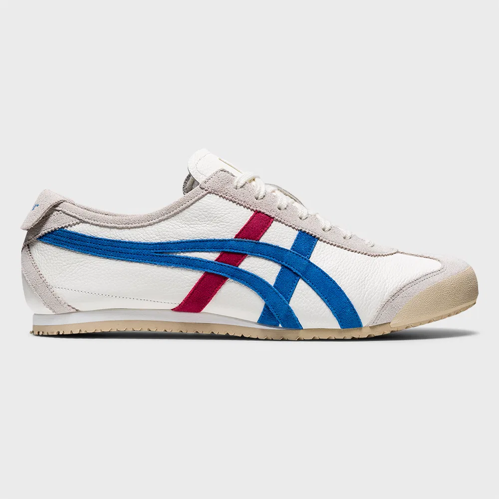 Мужские низкие кеды Mexico 66 VIN White/Directoire Blue от Onitsuka Tiger