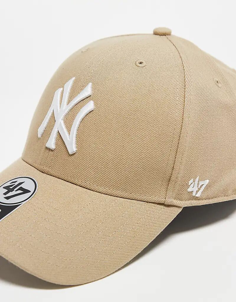 

Кепка MLB NY Yankees бежевого цвета 47 Brand