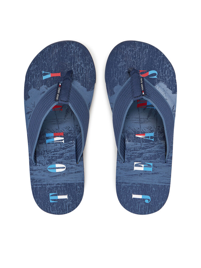 

Сланцы Tjm Elevated Beach Sandal EM0EM01561 Tommy Jeans, синий