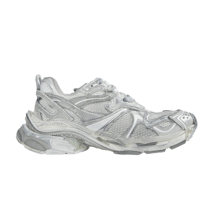 

Кроссовки Balenciaga Runner Sneaker 'Worn-Out - White Silver', серый